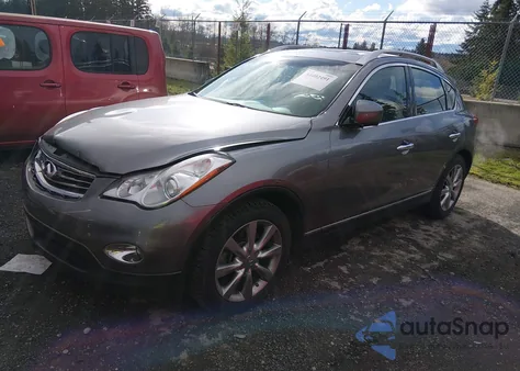 2013 Infiniti Ex37 Journey z USA, uszkodzony, nr VIN JN1BJ0HRXDM481885